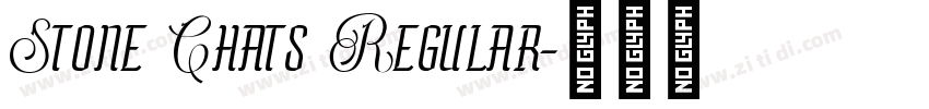 Stone Chats Regular字体转换